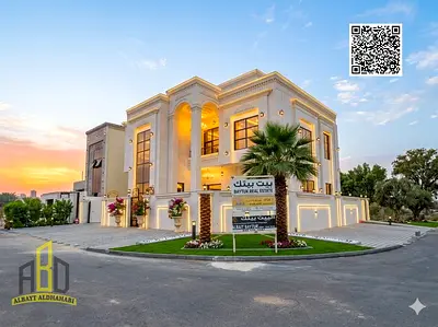 فيلا كلاسيك  للبيع زاويه شارعين شامل رسوم التسجيل والتملك حر لكافه الجنسيات جوار كافه الخدمات