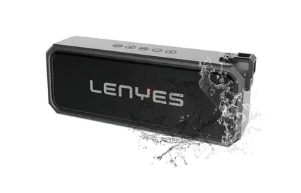 Lenyes Portable Bluetooth Waterproof Speaker - Good Condition