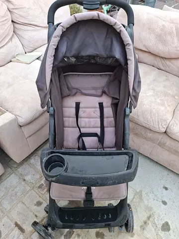 Used Standard Baby Stroller with Tray and Recline - Good Working Condition