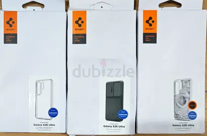 Spigen phone cases for Samsung Galaxy S26 Ultra - new in box (3 cases for 180)