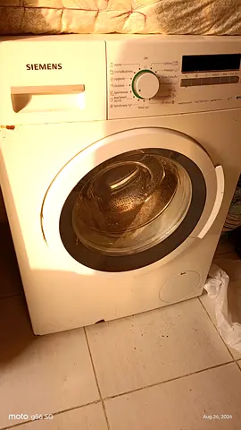 Washing machine, Bed, gas cooker with Cylinder. Iron Table, cloth rack