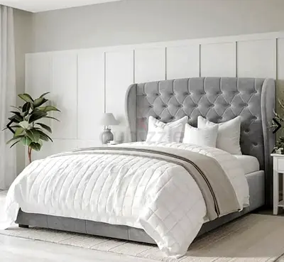 Modren design new King size Luxury Family bed With Matttress Available