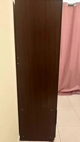 EXCELLENT KING size platform bed frame With-mattress & 3-Door Wardrobe in good condition 6months old