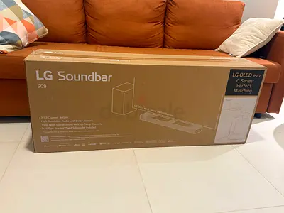 LG SC9 Sound Bar and Subwoofer Brand New Unopend