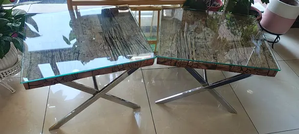 Nice Railway Wood Side Tables Only