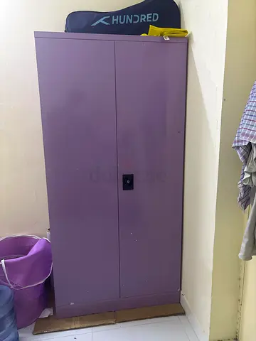 Steel storage cupboard
