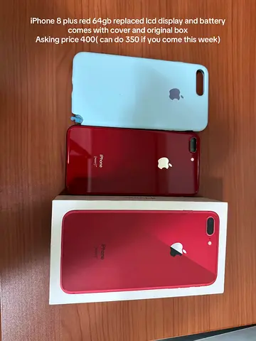 Iphone 8 plus red