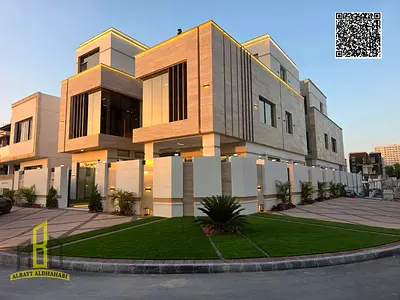 فيلا فاخرة زاوية بإطلالة مباشرة على حديقة الحميدية | 7 ماستر + مسبح + مصعد | موقع استثنائي في الياسمين