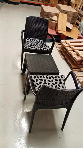 Balcony chair table brand new