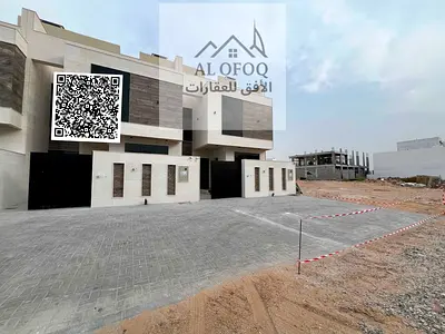 Distinctive townhouse with a modern facade || Front setback || 5Rooms with closets||Roof ||Majlis||