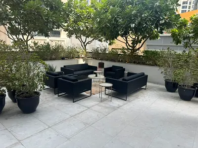 Complete Crate & Barrel Terrace Set — Downtown Dubai