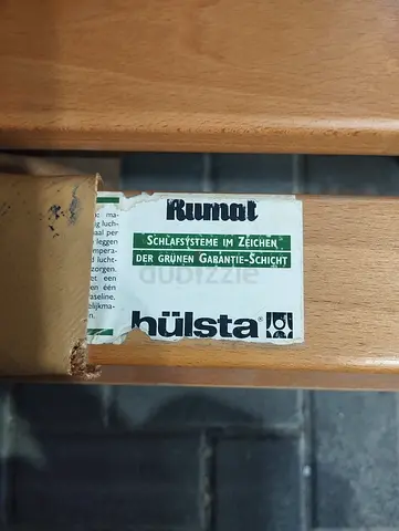 2X Hülsta wooden bed slats / bed frame slatted base (genuine Hülsta parts)