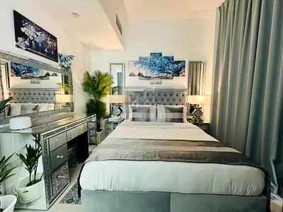 Unit Tawtheeq !! Fully Furnished | Studio | Private Balcony | American Style Kitchen | Pool | Basem