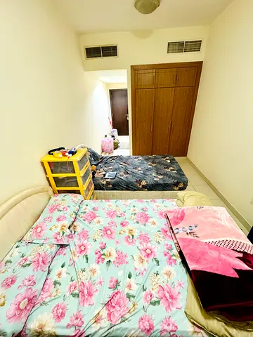 Master bedroom for Two Ladies with attached bathroom