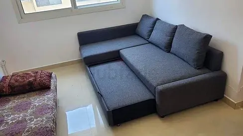 Almost brand new Condition Ikea L Shape Sofa Bed with Storage