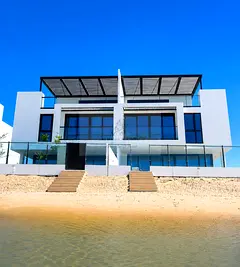Exquisite Waterfront Villa in Ajmal Makan | Direct Sea View | Ready to Move In