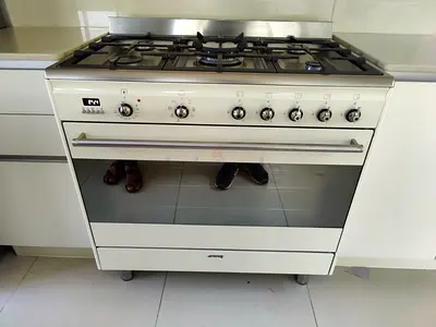 Smeg new model cooker top gas oven electrice digital with fan 90/60 cm.