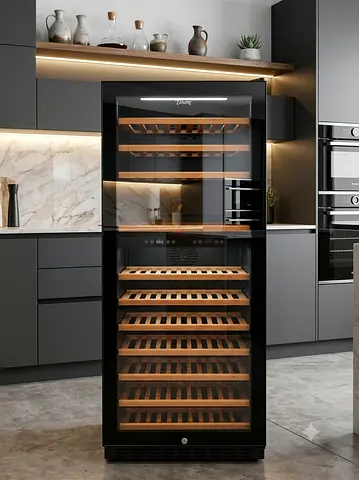 Terim TERBC128DZ Beverage & Wine Cooler – 128 Bottles | 325L | Dual Temperature Zone | Single Door