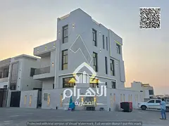 Modern corner villa for sale, luxury finishes, registration fees included, prime location close to a