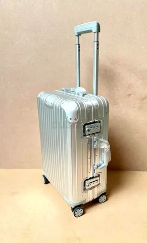 Cabin size aluminum luggage