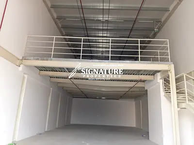 Brand New Warehouse 2000 ground 1000 mezzanine floor 20 Kva 3 Phase Electricty For Rent In Jurf Ind