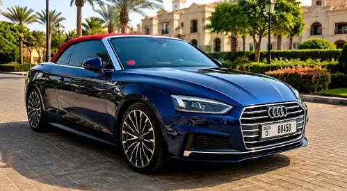 The Audi A5 Cabriolet S-Line (2018 Model, 40 TFSI) is the ultimate choice for you. Featuring an eye-