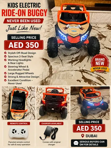Kids Electric Ride-On Buggy for Sale!