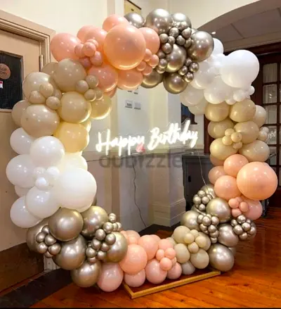 Balloons decorations services Available