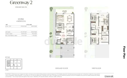 Emaar South DWC/ Greenway 2/ 4 Bedroom
