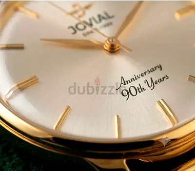 Jovial 90th Anniversary Gold Dress Watch - Unwanted Gift in Box