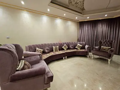 Luxury purple sofa set