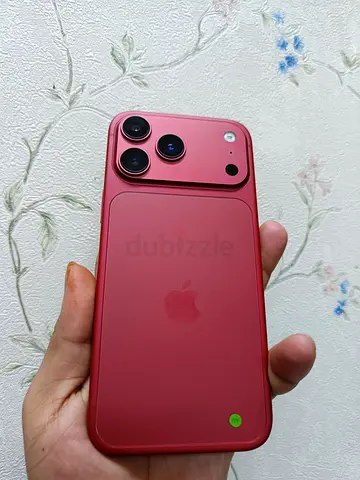 Red iPhone with Case — Good Condition, Working