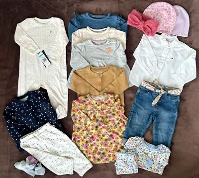 Warm clothes for girl 6-9 months