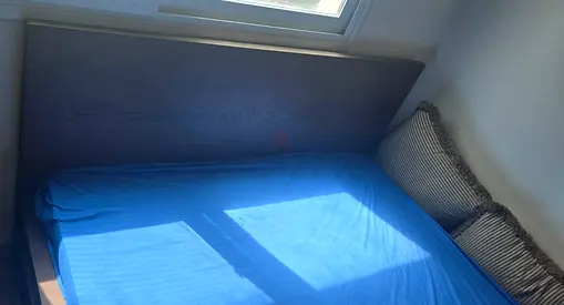 Ikea Queen Bed with 4 Storage boxes