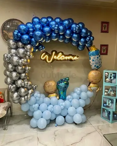 Balloons decorations services Available