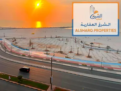 إطلالة رائعة على كورنيش عجمان – غرفتين وصالة بمواصفات مميزة وسعر ممتاز
