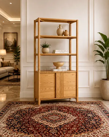 Crate and barrel Vertex Closed Bookcase