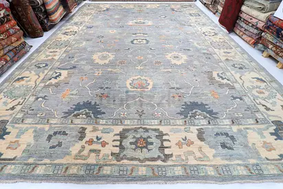 410 x 591 cm 4x6, meter Large Handmade Area Rug Afghan oushak handmade carpet