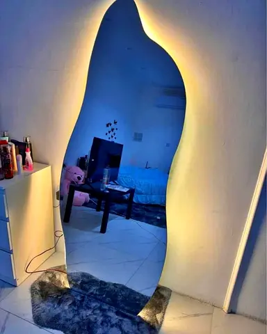 Full-Length Irregular Wave LED Backlit Mirror