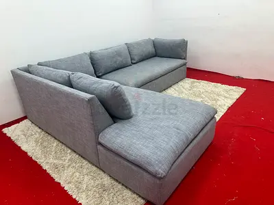 Like new condition pottery barn lshape sofa