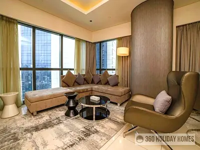 High Floor Spacious 2 BR Fully Equipped - with Balconies