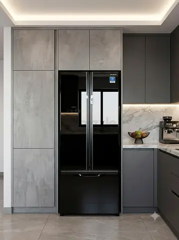 Hitachi French Door Refrigerator – Black | Good Condition | Premium Quality