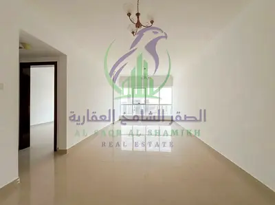 One Bedroom Apartment for Annual Rent in Al Mamzar Sharjah Master Bedroom Open Panoramic View Pool