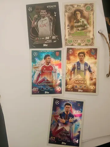 Title: Topps Match Attax bundle 3 limited editon ,magic moments,stealth strike