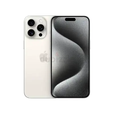 Refurbished Apple iPhone 15 Pro Max - 256GB - White (Excellent Condition)