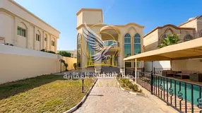 Spacious Villa for Rent in Al Shargan 4 Bedrooms 2 Majlis Private Pool and Garden AED 140K