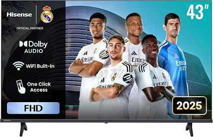 Hisense 43 inch Smart TV UHD 4K E6N-Dolby Vision,Game Mode Plus,Smooth Motion with MEMC,AI Sports Mo