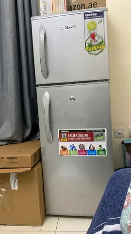 Geepas Double Door Refrigerator 180L - Working Condition