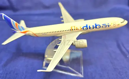 Beautiful brand new fly dubai model plane 16 cms big made from die cast material is for sale