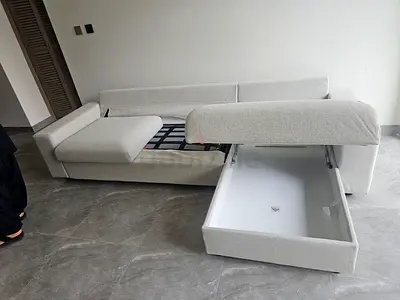 Ikea vimle L shape sofa bed with mattress